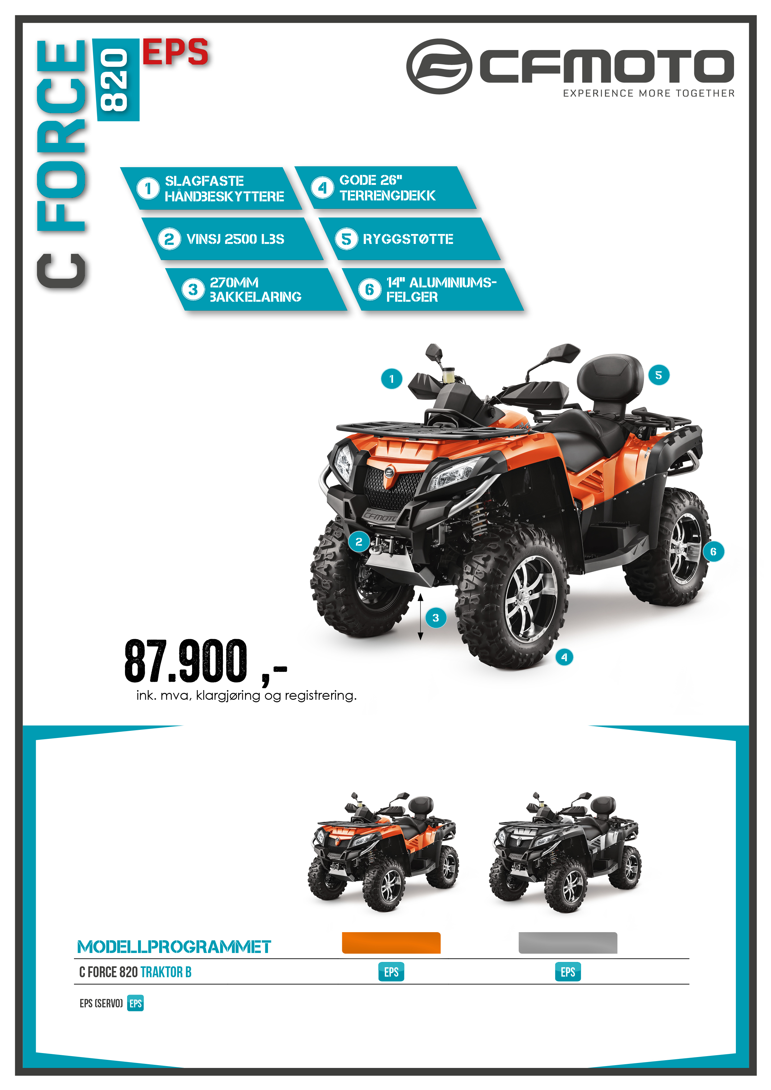Prisskylt CFMOTO C Force 820_2019_NO